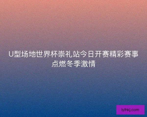 U型场地世界杯崇礼站今日开赛精彩赛事点燃冬季激情 U型场地世界杯崇礼站今日开赛精彩赛事点燃冬季激情